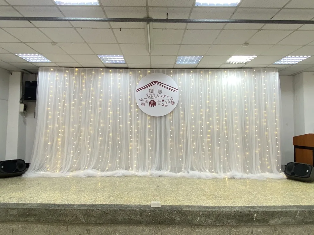 舞台雪紡燈泡串 細節 3