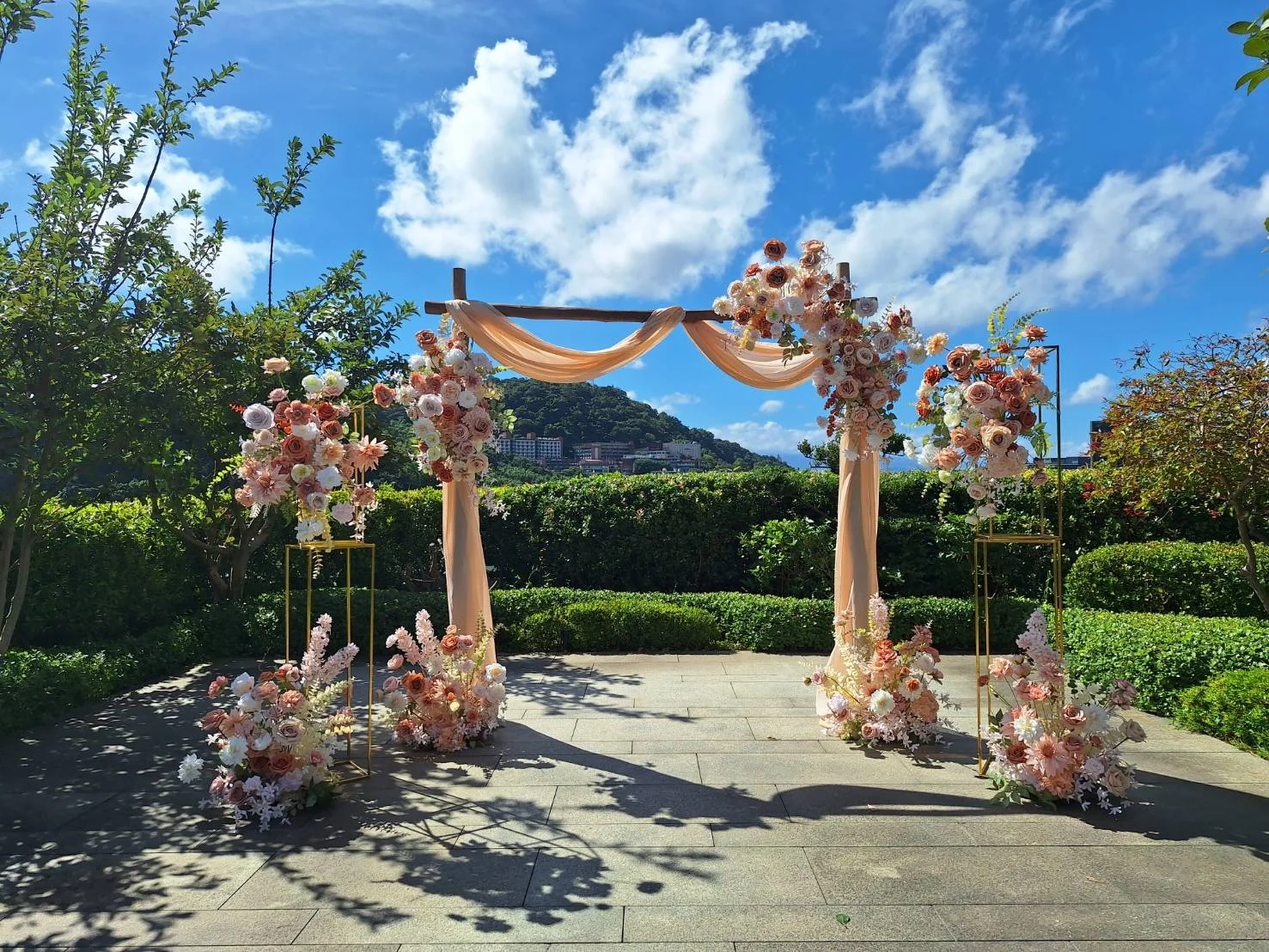 金架仿真花藝